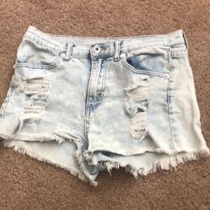 high waisted shorts